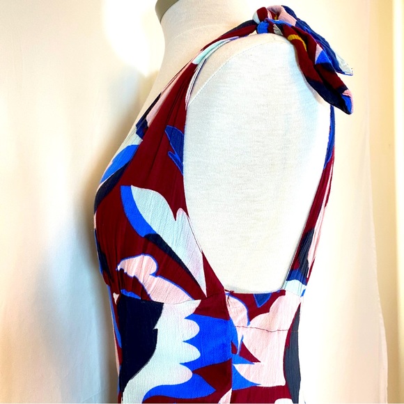 Free People Floral tank mini dress/long shirt, size Small - Picture 3 of 15